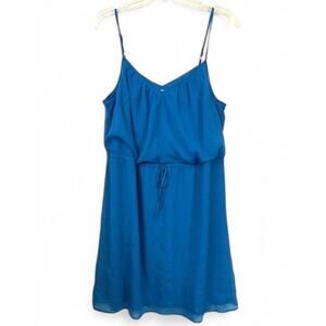 Old Navy V-Neck Waist Tie‎ Flowing Strapless Tank Chiffon Mini Dress